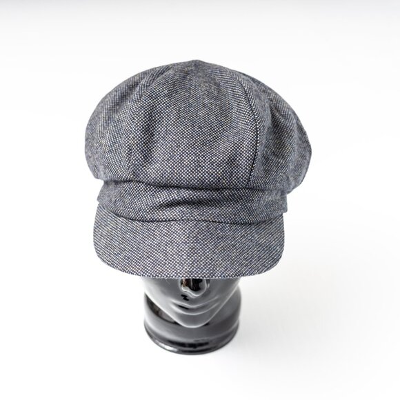 Upcycled Wool Cashmere Blend Newsboy Cap for Men or Women